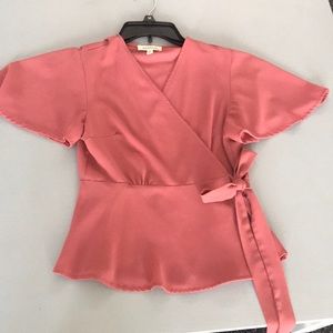Wrap blouse